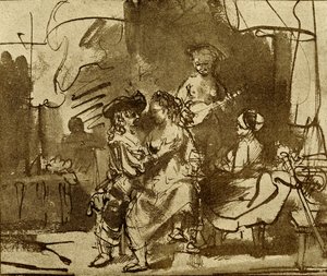 Onbekend beeld door Rembrandt van Rijn